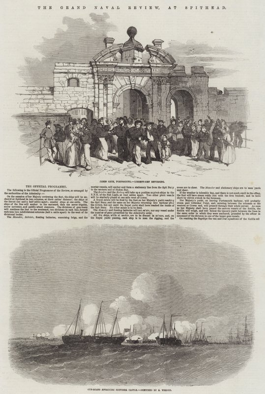 The Grand Naval Review, v Spithead od Edwin Weedon