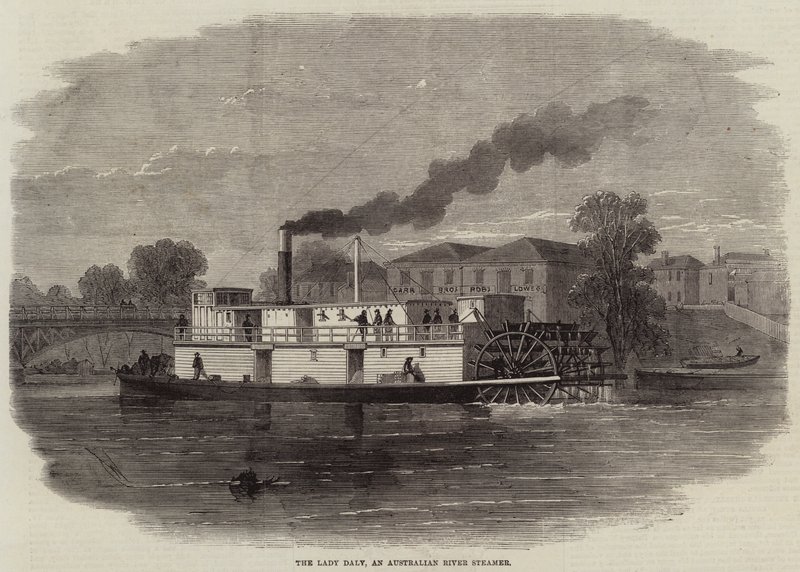 Lady Daly, australský říční parník od Edwin Weedon