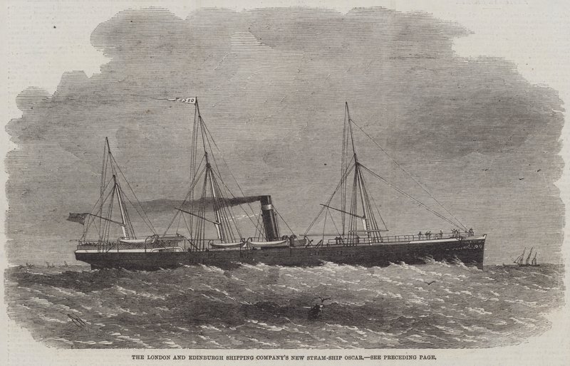 Nový Oscar za parní loď společnosti London and Edinburgh Shipping Company od Edwin Weedon