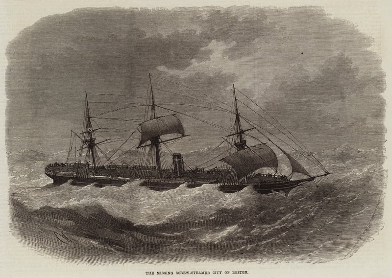 The Missing Screw-Steamer City of Boston od Edwin Weedon