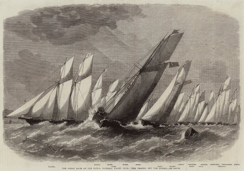 Ocean Race Royal Victoria Yacht Club, Vessels off the Noman od Edwin Weedon