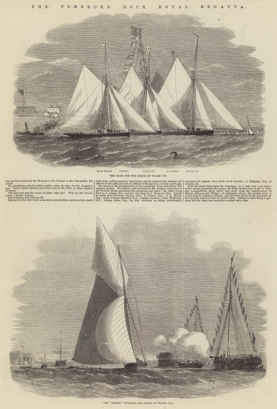 Královská regata Pembroke Dock od Edwin Weedon