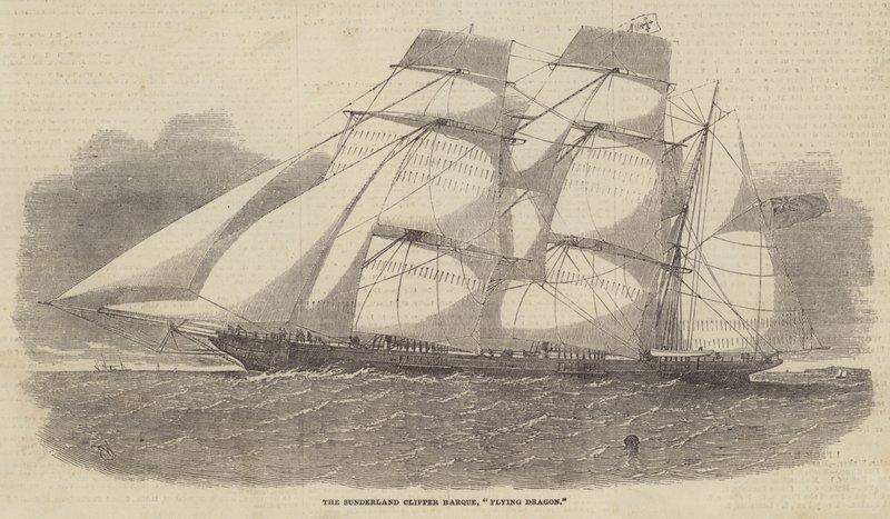 Sunderland Clipper Barque, Létající drak od Edwin Weedon