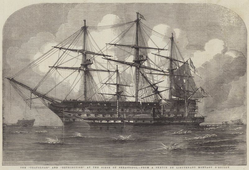 Trafalgar a odplata při obležení Sebastopolu od Edwin Weedon