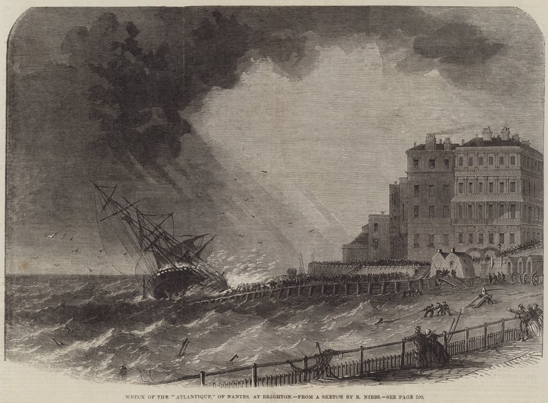 Vrak Atlantique, Nantes, v Brightonu od Edwin Weedon