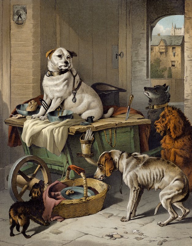 Jack V Kanceláři od Edwin after Landseer