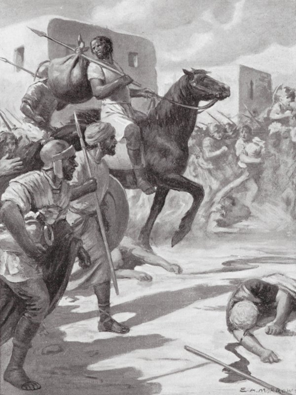 Kořist z Tyru (litografie) od Edwin A. Morrow