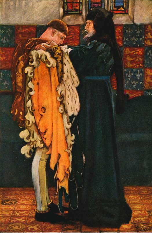 Král Jindřich IV a princ Jindřich od Edwin Austin after Abbey