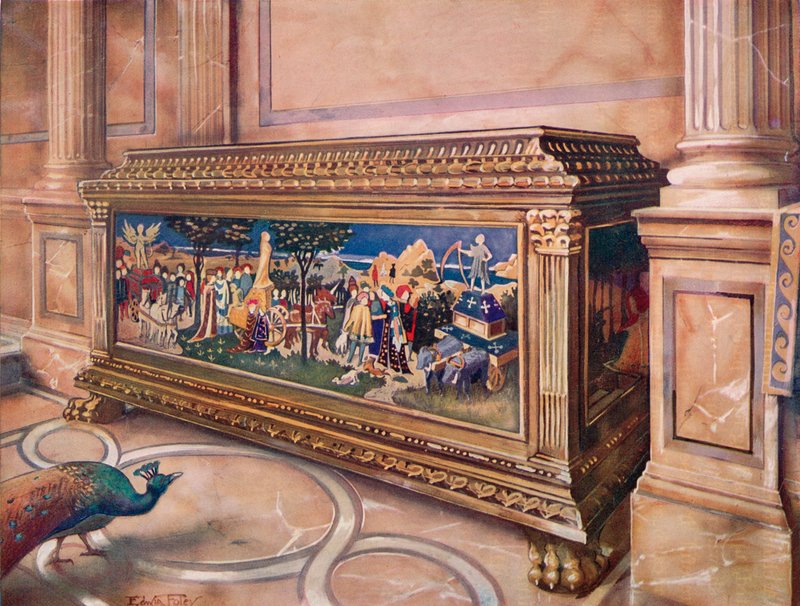 Manželská pokladna nebo Cassone. italština od Edwin John Foley