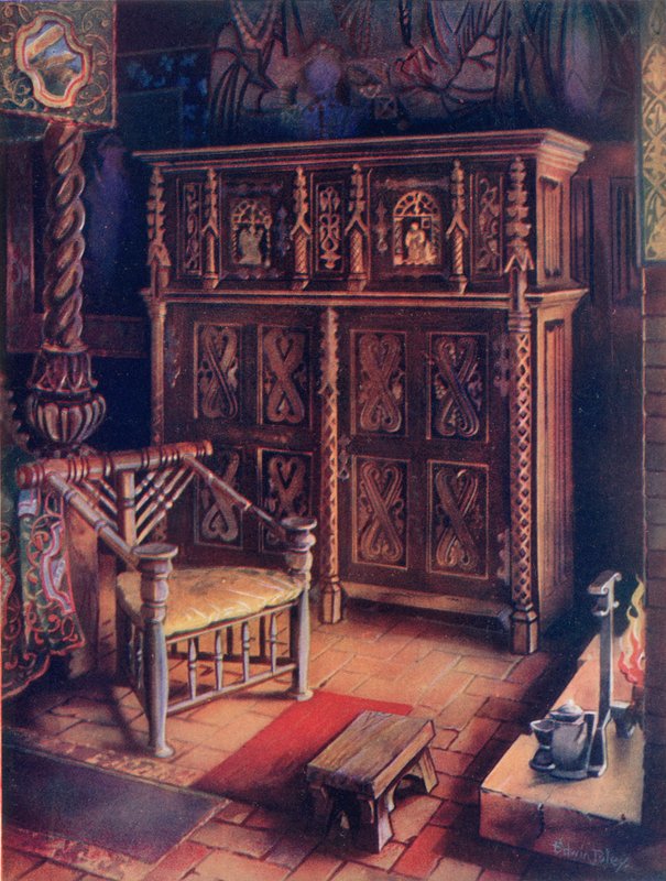 „Králův pokoj“, Oxburgh Hall od Edwin John Foley