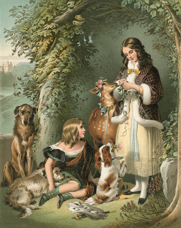 Markýz ze Staffordu a lady Evelyn Gower (The Sutherland Children) od Edwin Landseer