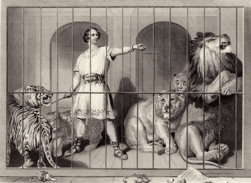 Van Amburgh a lvi od Edwin Landseer