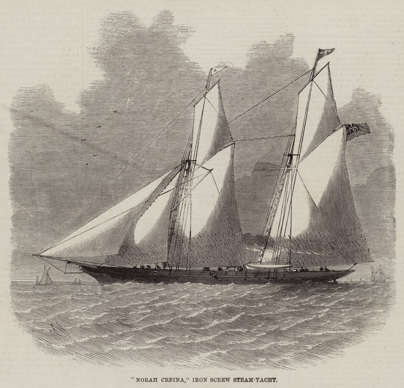 Norah Creina, Iron Screw Parní jachta od Edwin Weedon