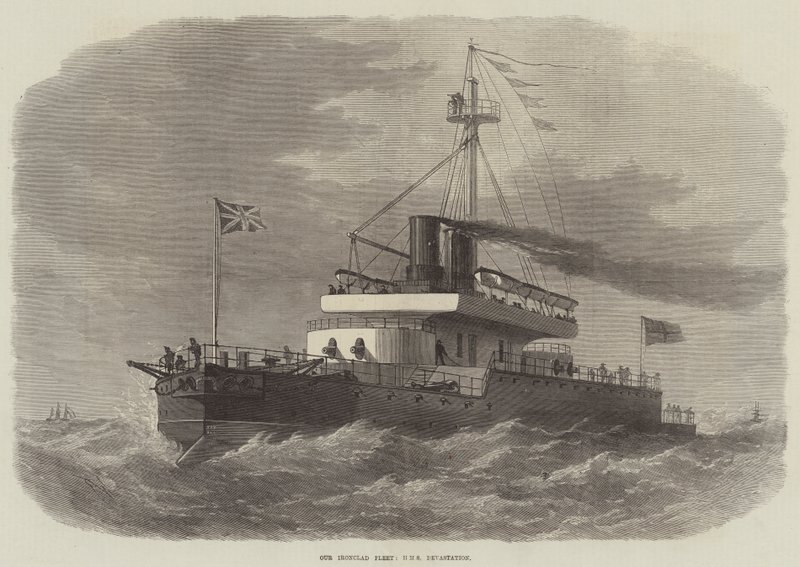 Naše železná flotila, HMS Devastation od Edwin Weedon