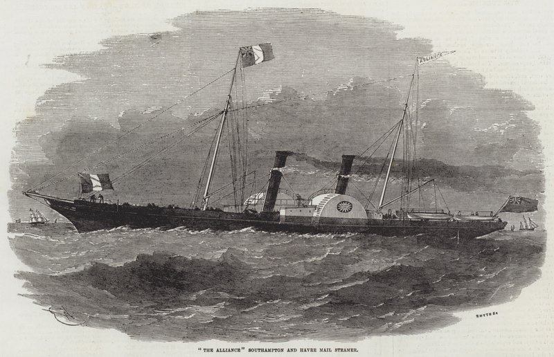 Aliance Southampton a Havre Mail Steamer od Edwin Weedon