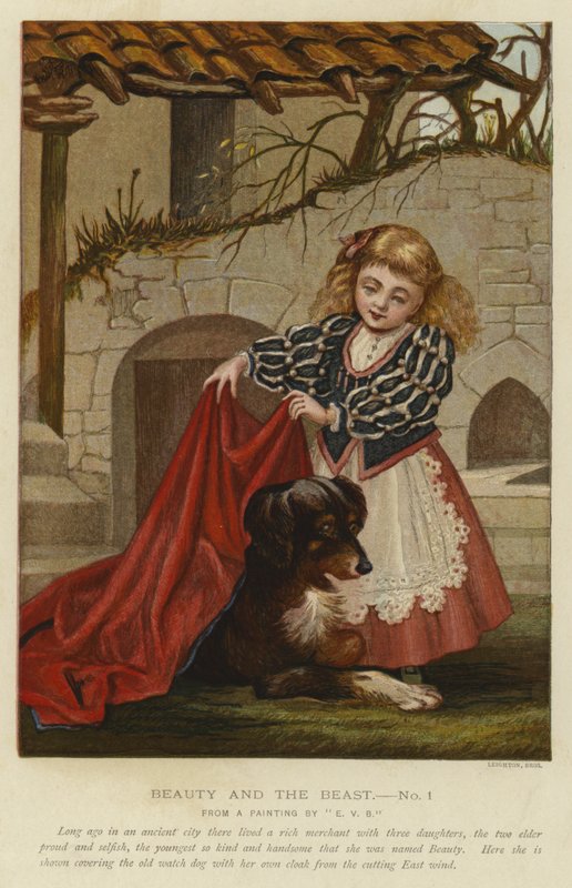 Scéna z Krásky a zvířete od Eleanor Vere Boyle