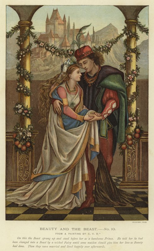 Scéna z Krásky a zvířete od Eleanor Vere Boyle