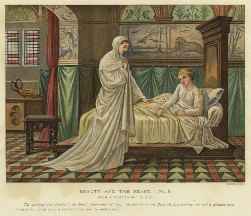 Scéna z Krásky a zvířete od Eleanor Vere Boyle