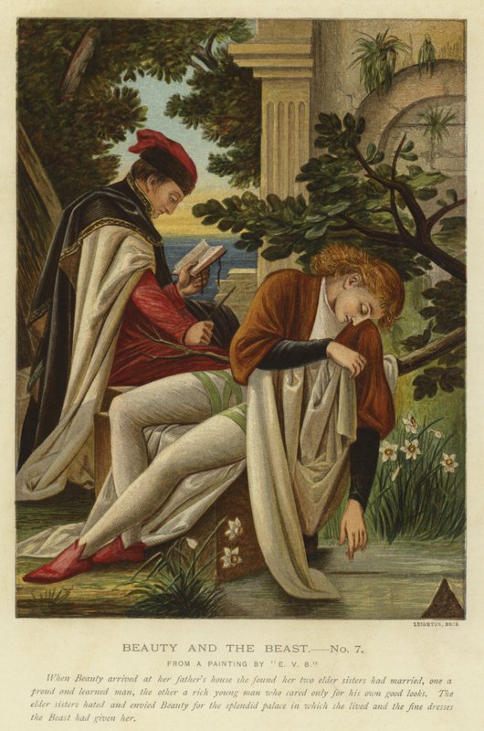 Scéna z Krásky a zvířete od Eleanor Vere Boyle