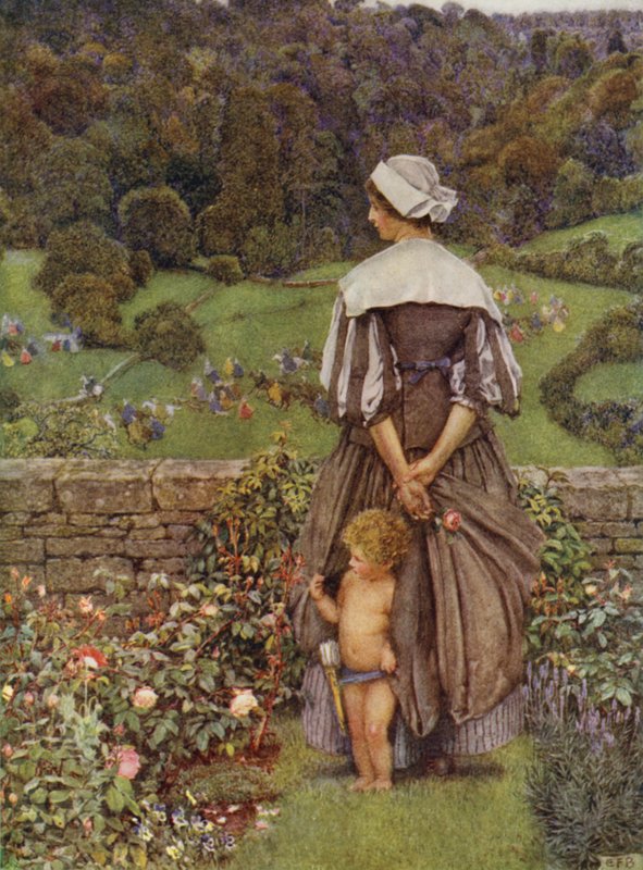 Odstín a pláč po amorovi (barva litho) od Eleanor Fortescue Brickdale