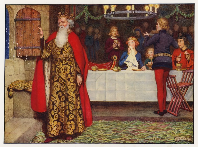 Koledy: Dobrý král Václav (barva lito) od Eleanor Fortescue Brickdale