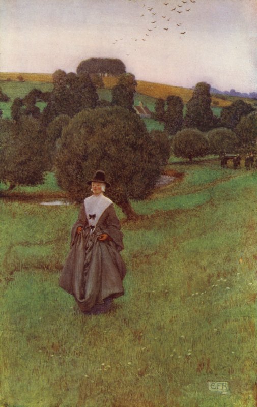 Krutá Barbara Allen (barevné lito) od Eleanor Fortescue Brickdale