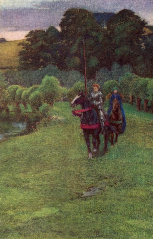 Enid jeli tak pomalu a vypadali tak bledě (barva litho) od Eleanor Fortescue Brickdale