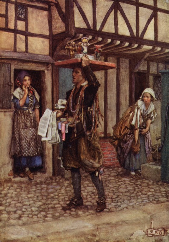 Jemné vychytávky pro dámy, levné, výběrové, odvážné a nové (barva lito) od Eleanor Fortescue Brickdale