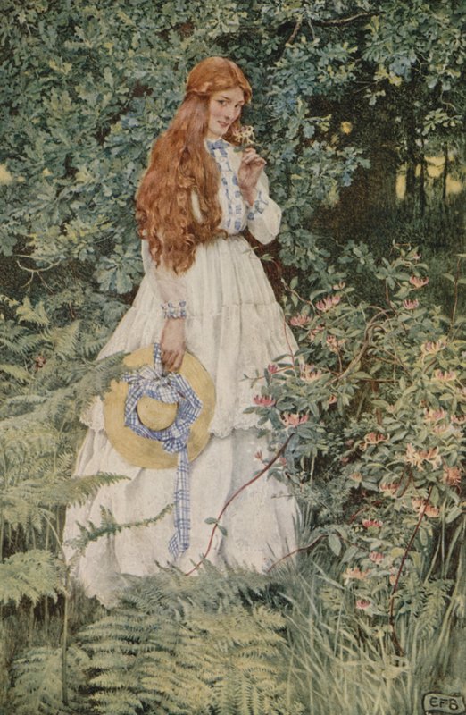 Není to čisté zlato, má paní? (barva lito) od Eleanor Fortescue-Brickdale