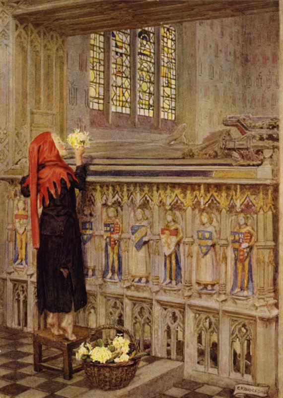 Jen činy spravedlivých, voní sladce a kvetou v jejich prachu (barva lito) od Eleanor Fortescue Brickdale