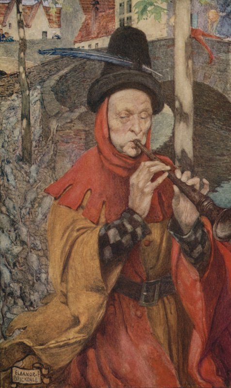 Krysař (barevné lito) od Eleanor Fortescue Brickdale