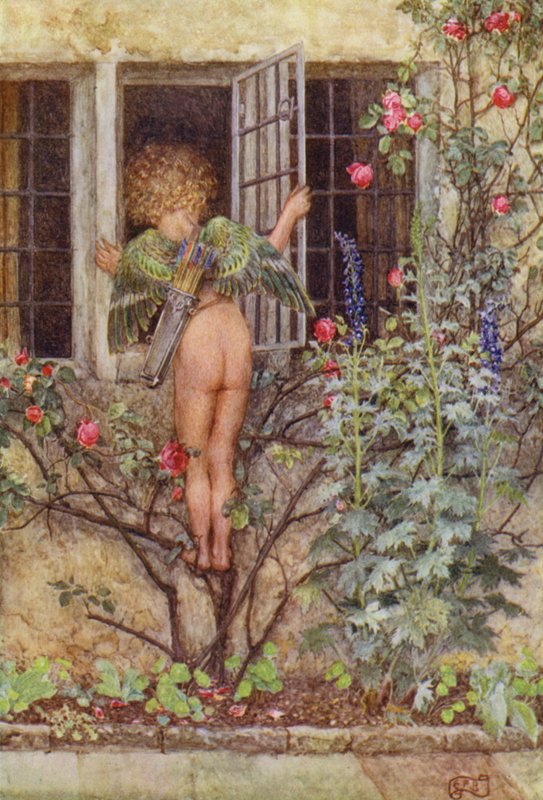 S každou tou hezkou popelnicí, má paní sladká, vstaň, vstaň, vstaň! (barva lito) od Eleanor Fortescue Brickdale