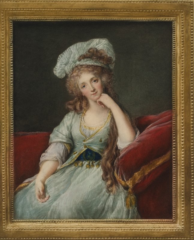 Portrét Louise Marie Adelaide de Bourbon-Ponthievre, vévodkyně Orleánské od Elisabeth Louise after Vigee Lebrun