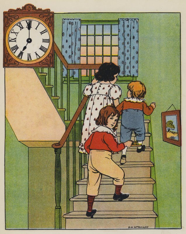 Čas spaní (barevné lito) od Elise H. Stewart