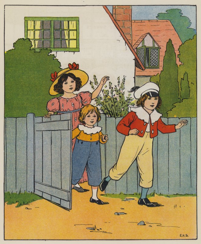 Sobota, sváteční čas (barevně lito) od Elise H. Stewart