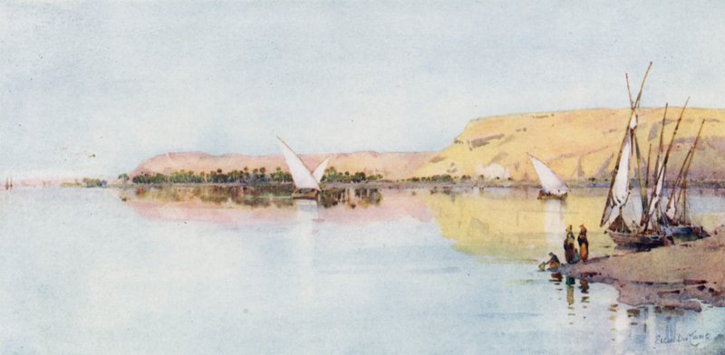 The Nile near Temeh (colour litho)   1397775   cs       czech Successfully Translated  Original: Hedwig Schrimpf, die zweite Frau des Künstlers Translat: Hedwig Schrimpf, die zweite Frau des Künstlers 1343162 cs czech Successfully Translated Original: A St od Ella Du Cane