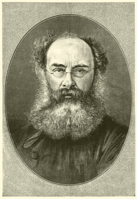 Portrét Anthony Trollope od Elliott und Fry Studio