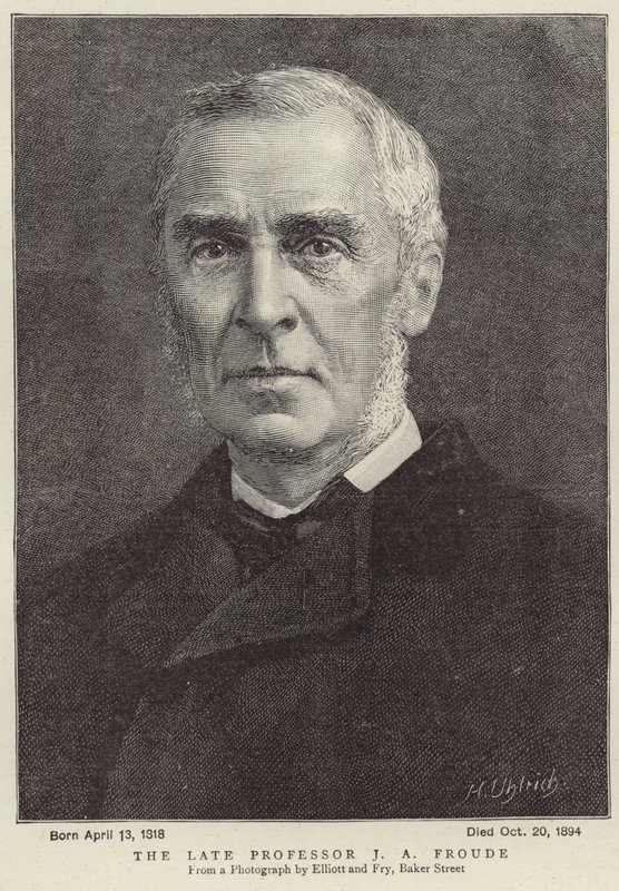 Zesnulý profesor James Anthony Froude od Elliott und Fry Studio