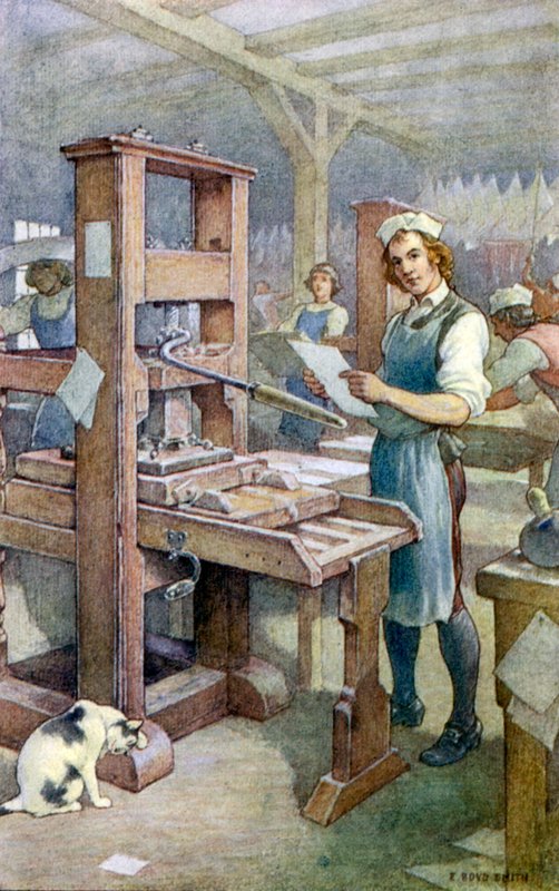 Začal jsem pracovat v tisku od Elmer Boyd Smith