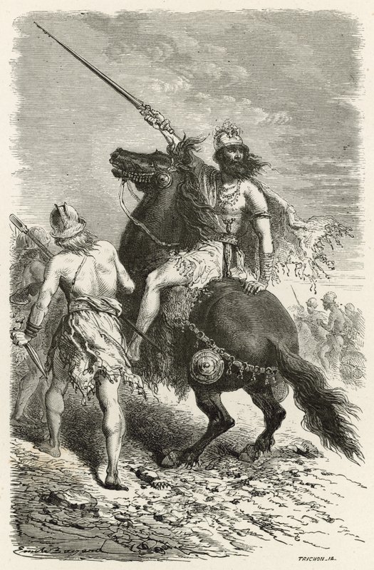 Válečníci v době železné od Emile Antoine Bayard