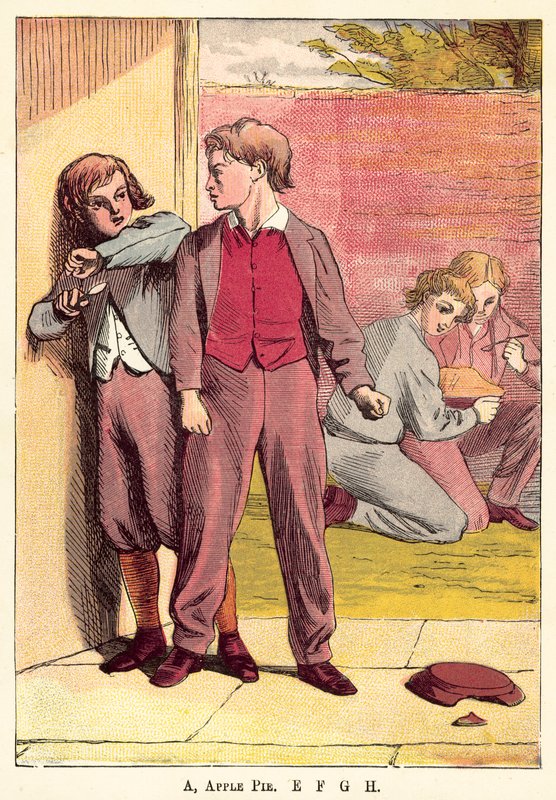 A, Jablečný koláč, E, F, G, H od English School