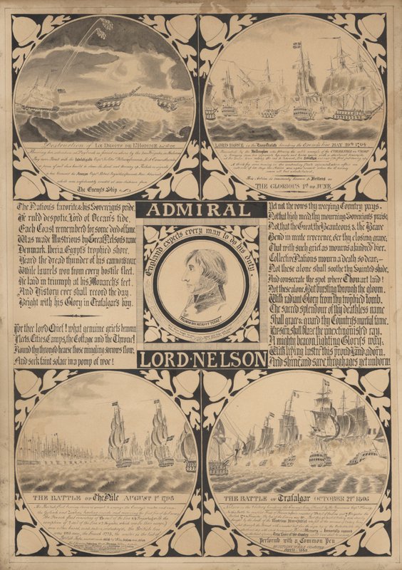 Admirál lord Nelson od English School