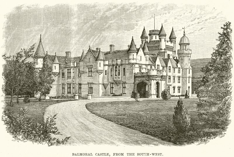Zámek Balmoral, od jihozápadu od English School