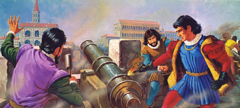 Benvenuto Cellini, zlatník odpovědný za zbraně od English School