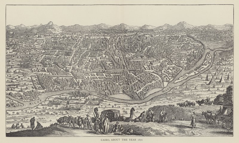 Káhira, kolem roku 1670 od English School