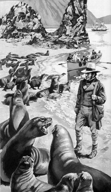 Charles Darwin na Galapágách od English School
