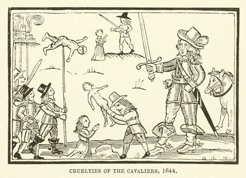 Kruty kavalírů, 1644 od English School