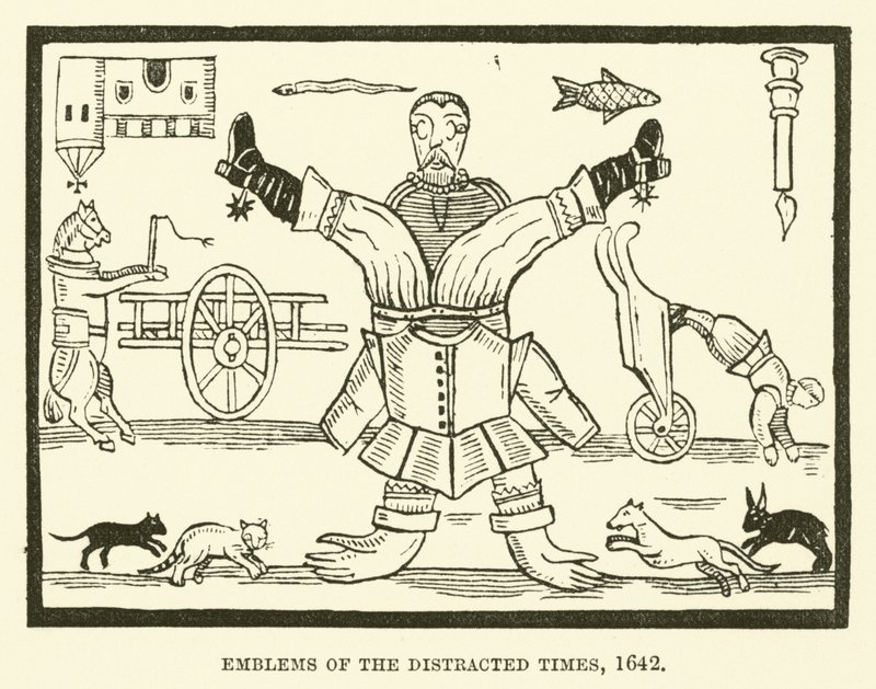 Emblémy rozptýlených časů, 1642 od English School