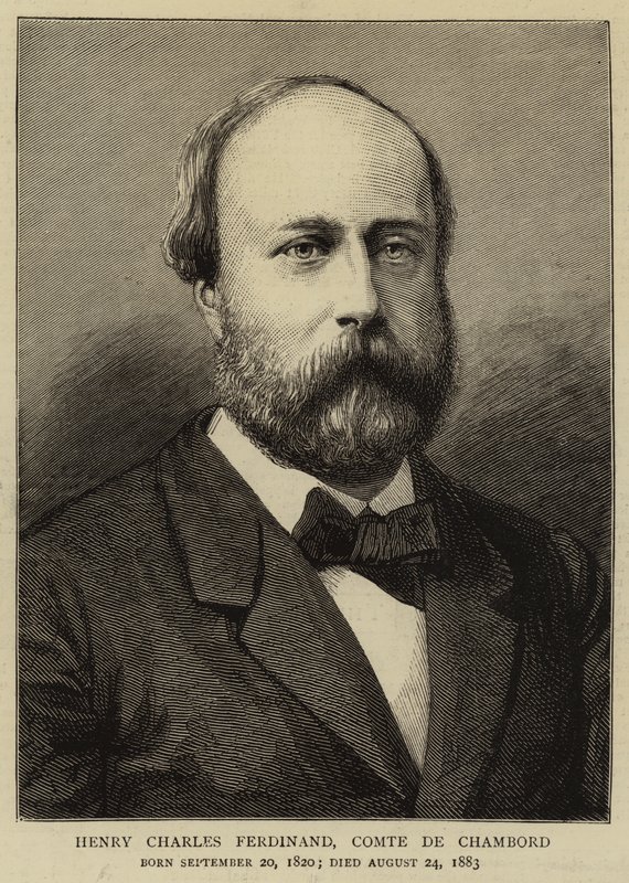 Henry Charles Ferdinand, hrabě de Chambord od English School