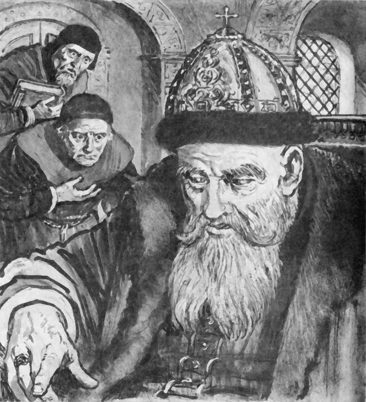 Ivan Hrozný ve stáří od English School